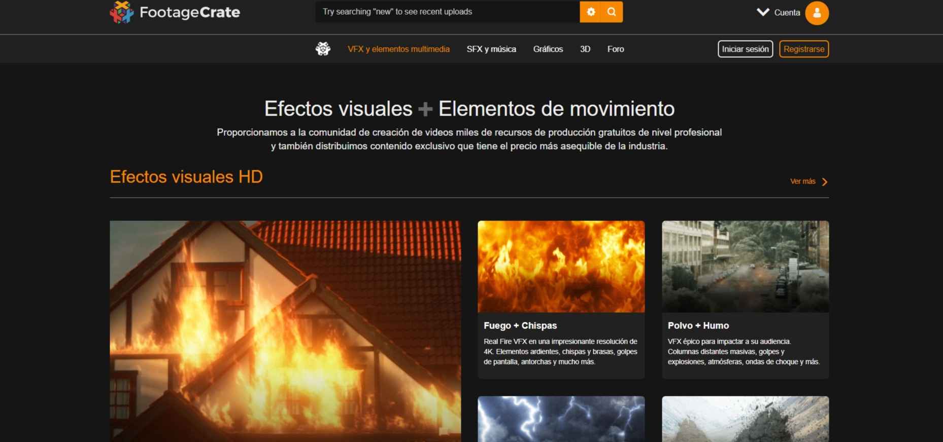Recursos de producción gratuitos de Footagecrate