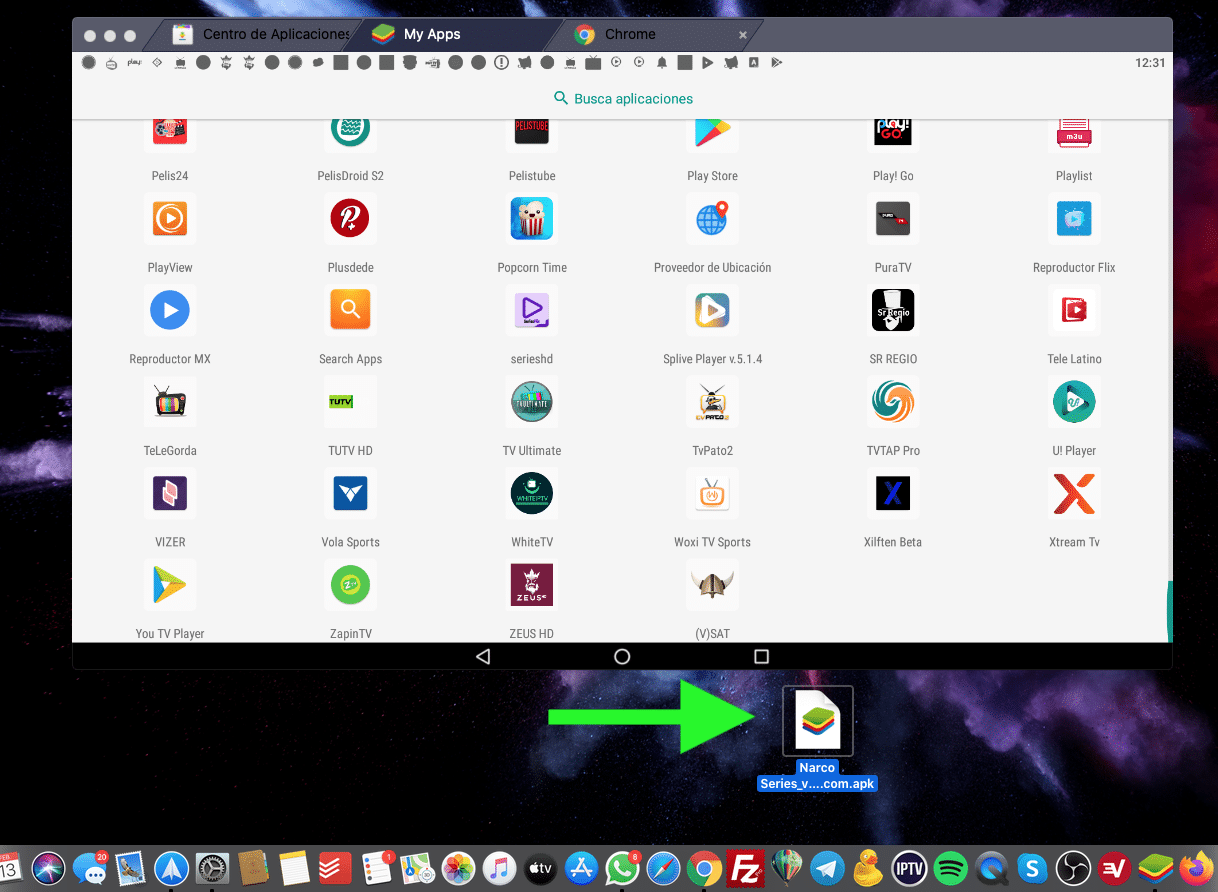 Serie de drogas para Android