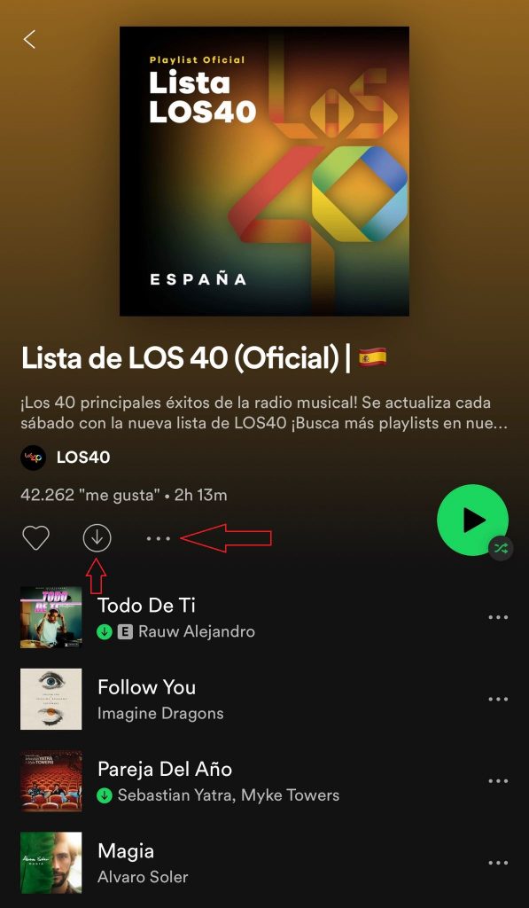 Descargar música de Spotify a MP3