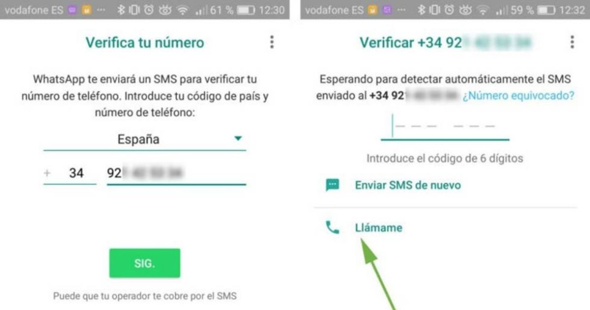 Usa WhatsApp con un número fijo