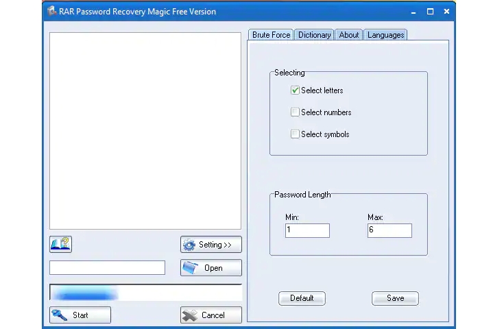 recuperación de archivos RAR