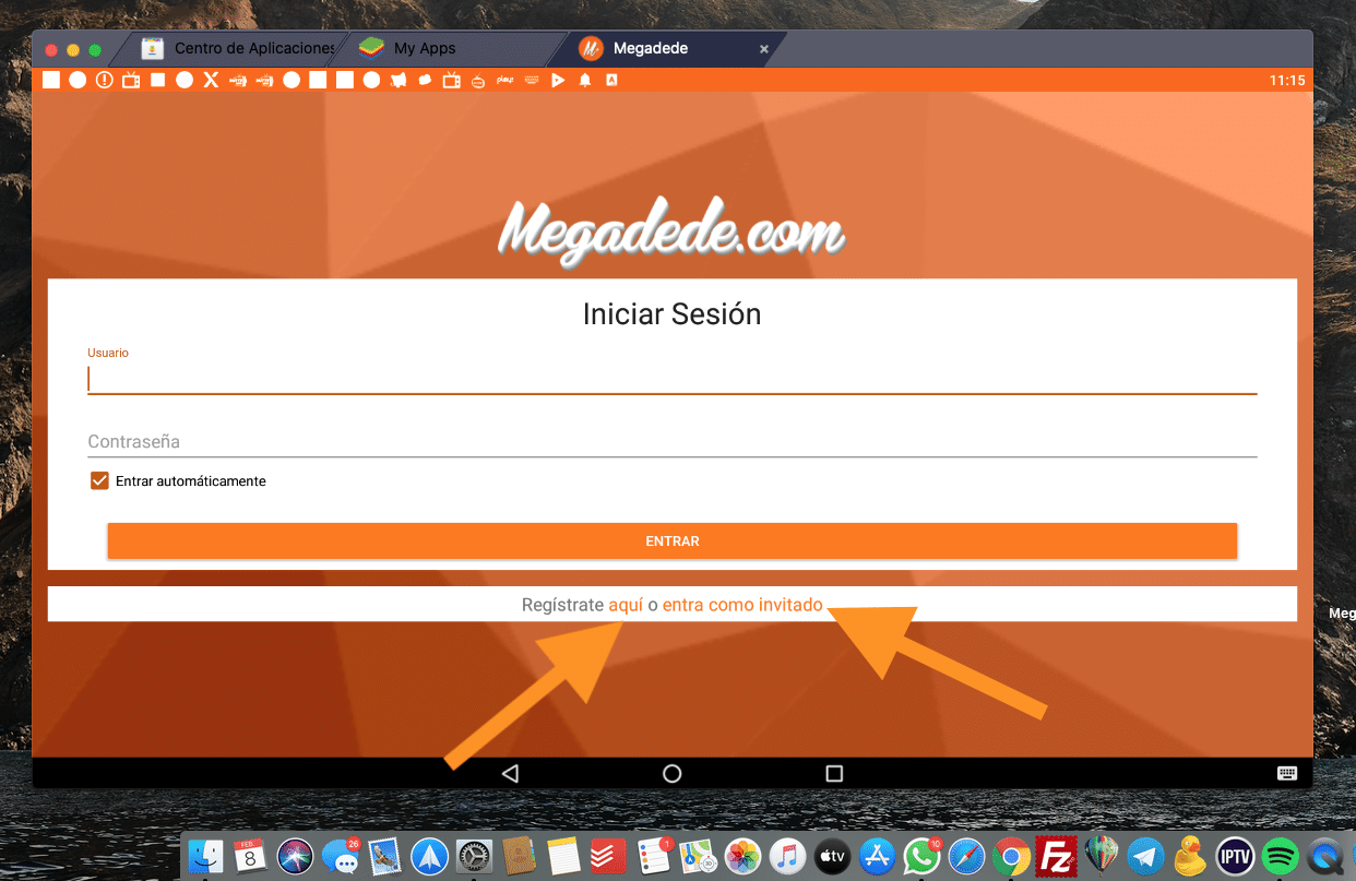 Cómo registrar una cuenta Megadede