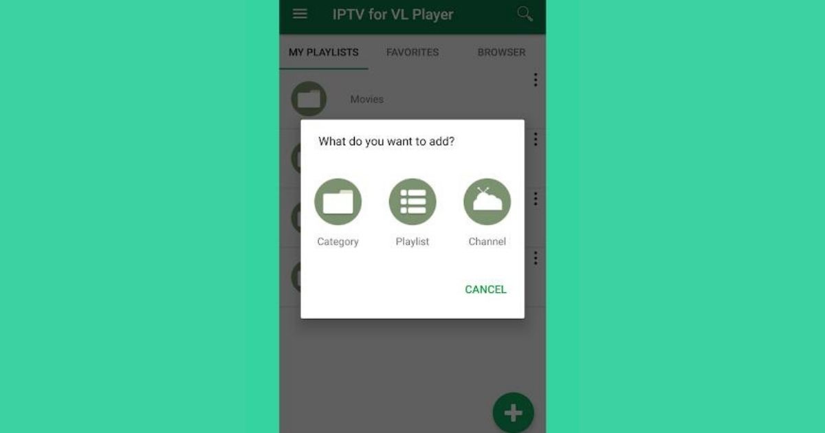Reproduce las listas en VL PLAYER IPTV