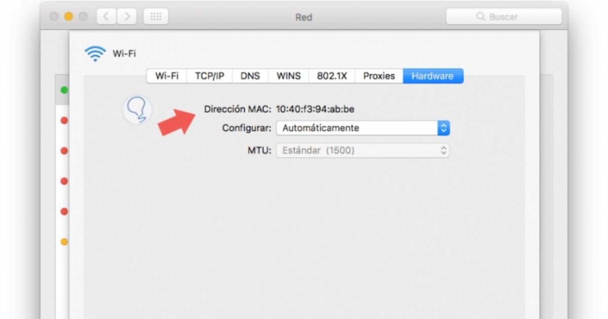 conocer la dirección MAC