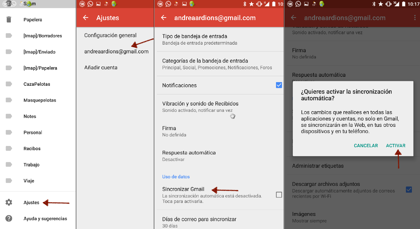 Cómo cambiar la cuenta de Gmail predeterminada
