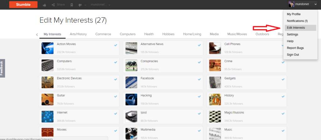 Cómo usar StumbleUpon Aquí se explica cómo empezar a usar StumbleUpon