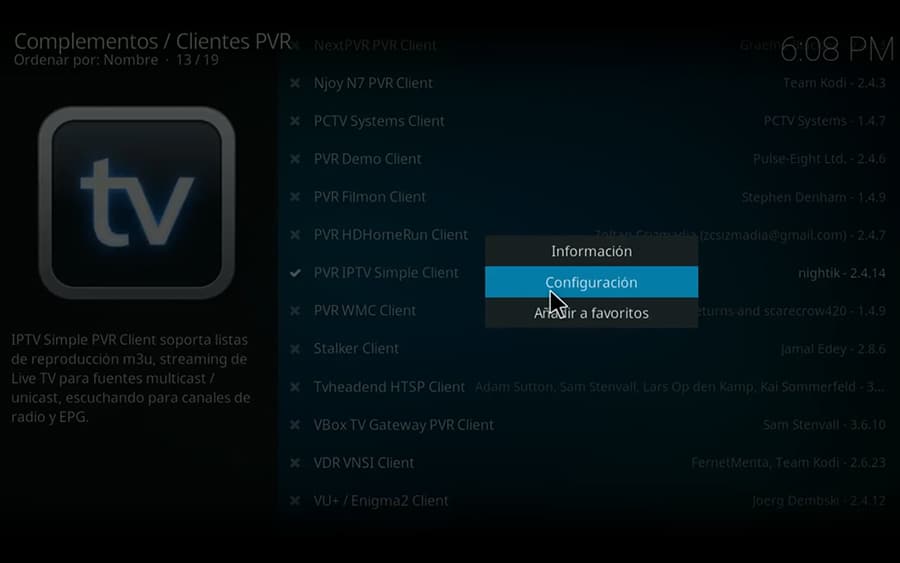 subir listas kodi2