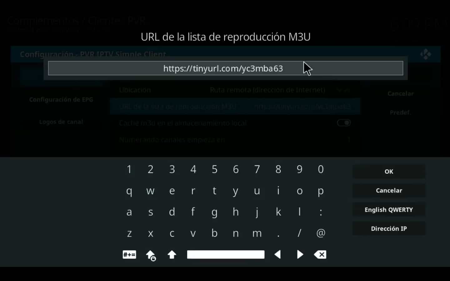 subir listas kodi4