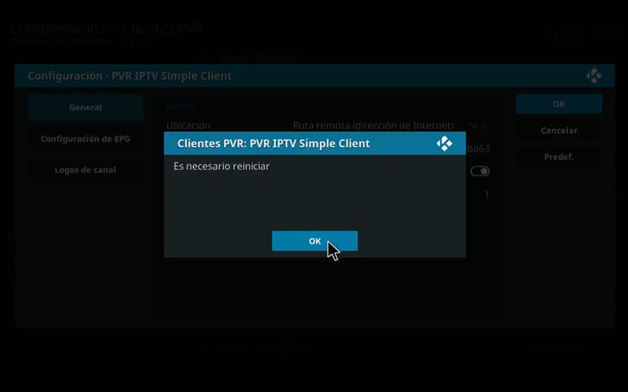 subir listas kodi5