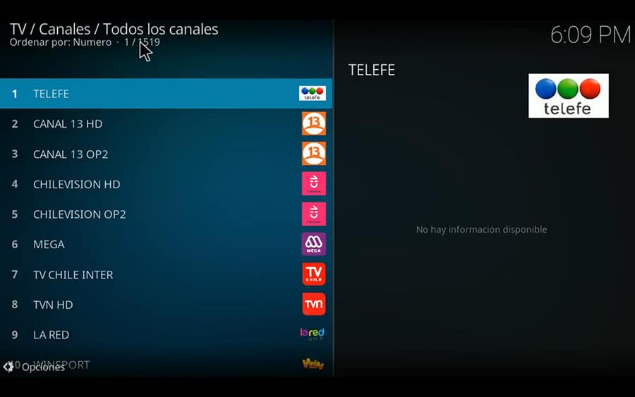 subir listas kodi6