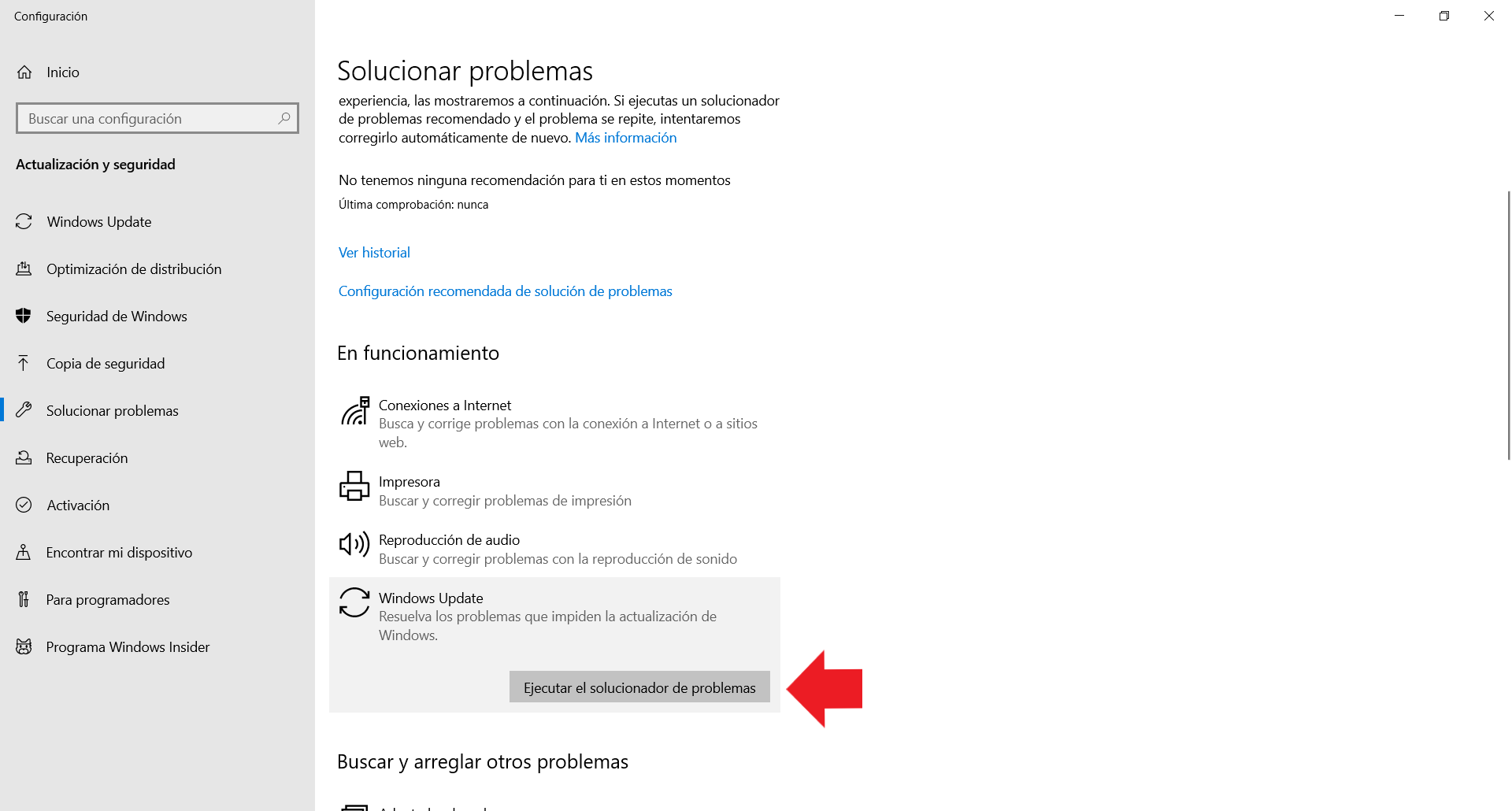 Cómo reparar el error 0x80070422
