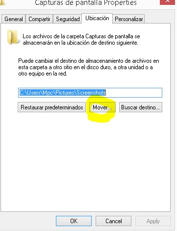 capturas de situación