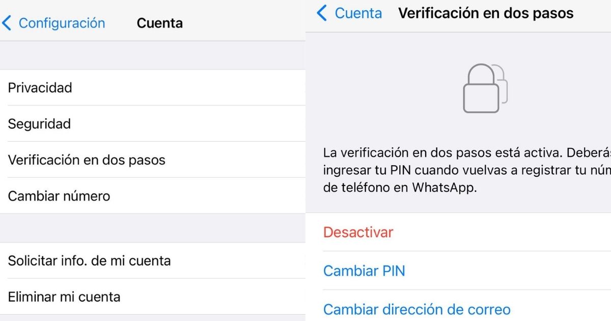 Verificación de dos pasos