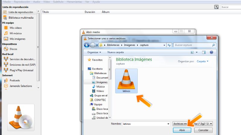 vlc player agrega listas m3u PREMIUM