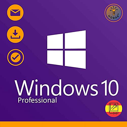 Windows 10 Profesional (Pro) 32/64 bits | Clave de licencia original | Multilingüe | 100% de activación | 1 pieza | Windows 10 Home se puede instalar en Pro | para ser actualizado Entrega rápida