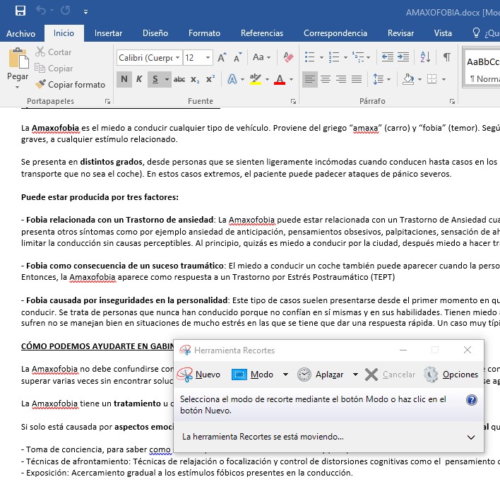 Palabra en recortes de JPG
